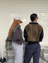 Leopard 2way blouson