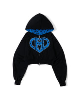 H HEART REVERSIBLE ZIP HOODIE