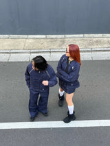 HTH×Dickies Side zip wide pants