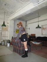 heart switch long tee