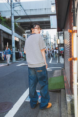 OVER DYE DOUBLE KNEE DENIM