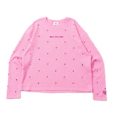 Random Heart Waffle Long Tee