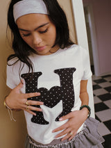 H dot Assortment cropped Tee
