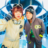 9090×tamagotchi 9090徽標拉鍊連帽衫