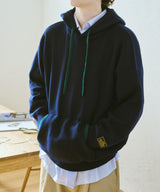 Color scheme knit hoody