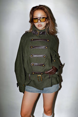 高領拿破崙大衣