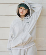 スモールロゴジップフーディセットアップ