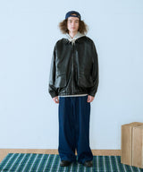 フェイクレザーブルゾン