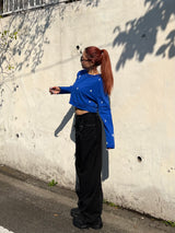 All over pattern long tee