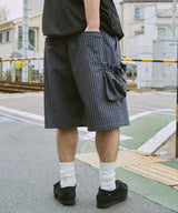 リップストップナイロンハーフパンツ