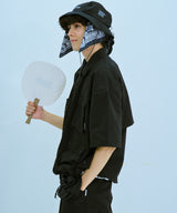 Nylon multi-pocket gimmick shirt setup