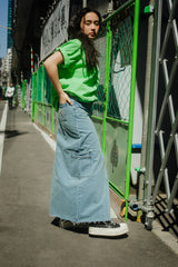 Cargo Denim Skirt