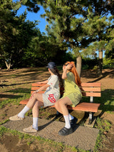 Vintage Like Heart Logo Shorts