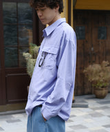 Drawcode Double Pocket Grid Shirt