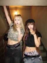 Ninety Girl Short Sleeve Zip Hoodie