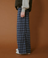 ストレートチェックパンツ