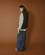 ストレートチェックパンツ