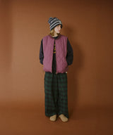 ストレートチェックパンツ