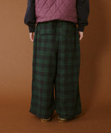 ストレートチェックパンツ