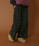 ストレートチェックパンツ