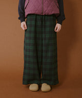 ストレートチェックパンツ