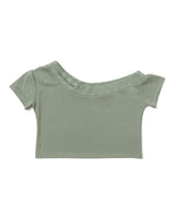 EYELET OFF-SHOULDER TOPS