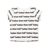 All over cropped Tee