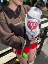 heart logo hoodie( for pets)