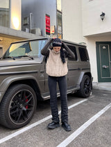 가짜 모피 조끼