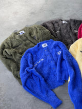 shaggy cropped cardigan