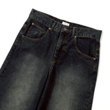 BU baggy denim pants