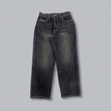 CMT RULER WASHED DENIM PANTS