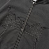 BLESSS U Pigment Zip Hoodie