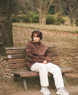 반 zip 양털 파카