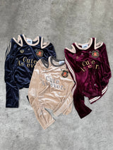VARSITY VELOUR TOP