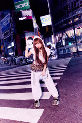 OG Logo Glitter Half Zip Hoodie