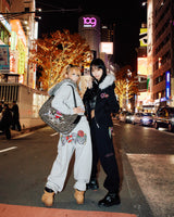 ×Ed Hardy 90 로고 스웨트 팬츠