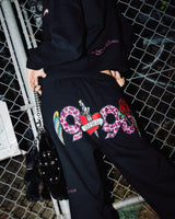×Ed Hardy 90 로고 스웨트 팬츠