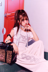 OG Logo Off Shoulder Glitter Tee