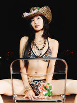 Rhinestone Animal Bikini Setup