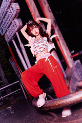 Rhinestone Sweat Pants