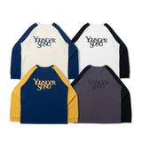 universal logo raglan ls tee