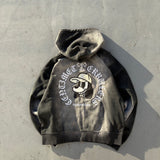 Cross ruler zip hoodie