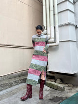 【jouetie×HTH】スリットニットワンピース