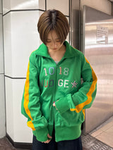 Patchwork track jacket