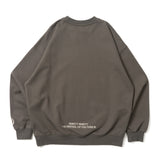 9090 OG徽標緞面Crewneck汗水(輕)