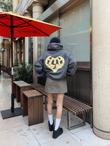 薩加拉心臟徽標連帽衫