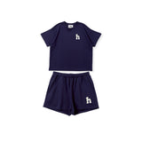 h flower logo short sleeve set up