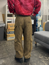 TWEED CARGO PANTS
