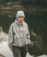 반 zip 양털 파카